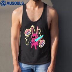 Pastel Goth Bunny Voodoo Doll Creepy Halloween Gothic Rabbit Tank Top