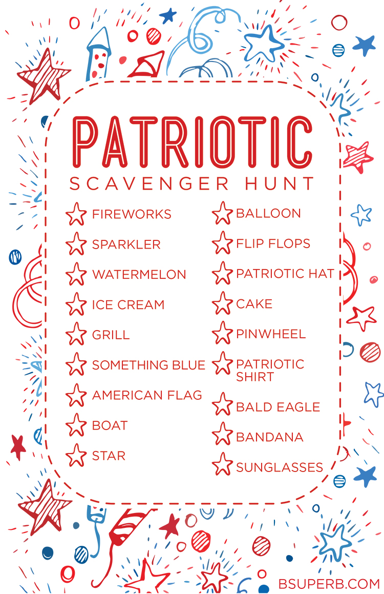 Patriotic Scavenger Hunt