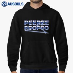 Peepee Poopoo Funny Retro Vaporwave Gaming Viral Text Humor Hoodie