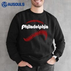 Philly Baseball Lovers Vintage Baseball Lovers Baseball Fans Sweatshirt