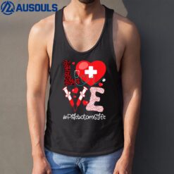 Phlebotomist Life - Stethoscope Heart Medical Phlebotomy Tank Top