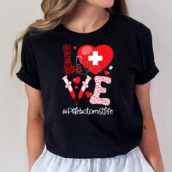 Phlebotomist Life - Stethoscope Heart Medical Phlebotomy T-Shirt