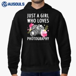 Photography Art For Women Girl Photographer Camera Lovers Hoodie
