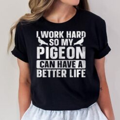Pigeon Breeding Funny Bird Owner Vintage Pigeon Lover T-Shirt