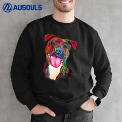 Pit Bull Artistic Funny Pibble Cute Sweet Gift Birthday Sweatshirt