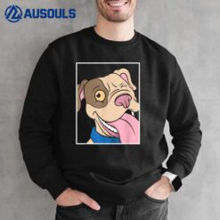 Pitbull Selfie Animal Self-portrait Dog Lover Gift Sweatshirt