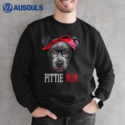 Pittie Mom Pitbull Dog Lovers Mothers Day Gift  Women Sweatshirt