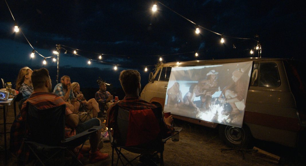 Plan an outdoor movie night