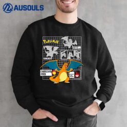 Pok?on Charizard 006 Schematic Poster Sweatshirt