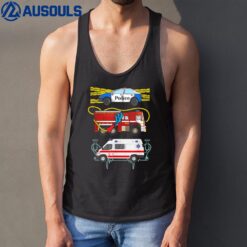 Police Car Fire Truck Ambulance First Responders Tank Top