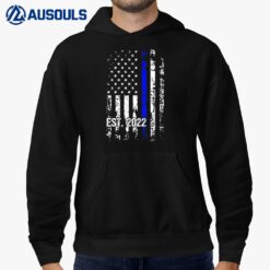 Police Graduation Back Print USA Police Academy 2022 Hoodie