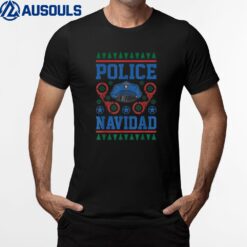 Police Navidad Funny Holiday T-Shirt