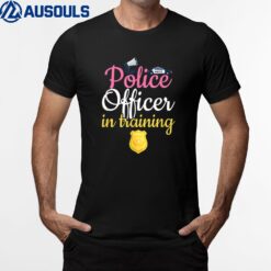 Police Officer In Training Funny Kid Cop Job Police Officer T-Shirt