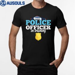 Police Officer In Training Funny Kid Cop Policeman T-Shirt