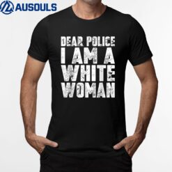 Police White Woman T-Shirt