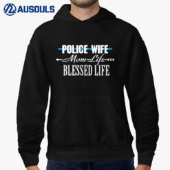 Police Wife Life Thin Blue Line Ver 2 Hoodie