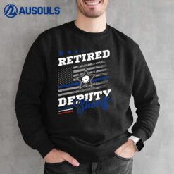 Police and Law Enforcement or K-9 for Retired Deputy Sheriff Sweatshirt