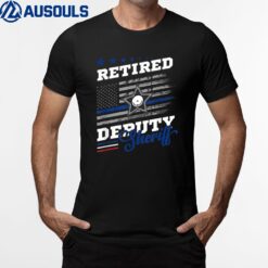 Police and Law Enforcement or K-9 for Retired Deputy Sheriff T-Shirt