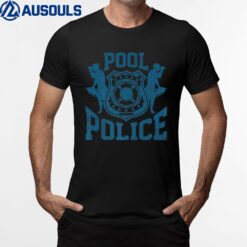 Pool Police Mens Lifeguard Funny Pool Security Ver 1 T-Shirt