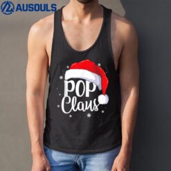 Pop Claus Santa Funny Christmas Pajama Matching Family Tank Top