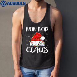 Pop Pop Claus Shirt Christmas Pajama Family Matching Xmas Tank Top