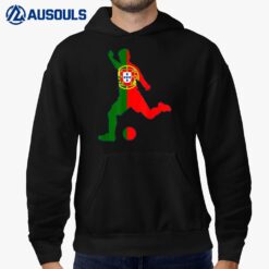 Portugal Soccer Player Portuguese Flag Football Hoodie