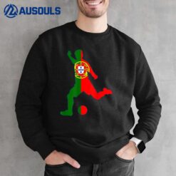 Portugal Soccer Player Portuguese Flag Football Sweatshirt