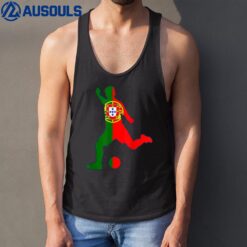 Portugal Soccer Player Portuguese Flag Football Tank Top