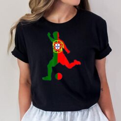 Portugal Soccer Player Portuguese Flag Football T-Shirt