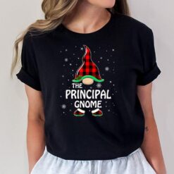 Principal Gnome Buffalo Plaid Matching Family Christmas T-Shirt