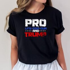 Pro Life God Gun And Trump 2024 T-Shirt