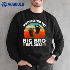 Promoted To Big Bro 2023 Funny I'm Going To Be A Big Brother Sweatshirt