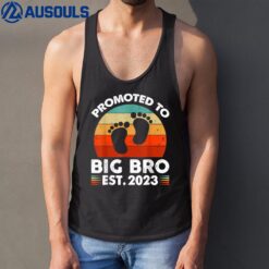 Promoted To Big Bro 2023 Funny I'm Going To Be A Big Brother Tank Top