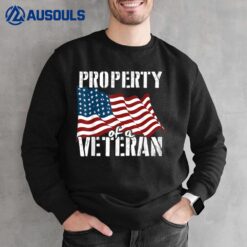 Property of a Veteran - US Military Veteran Sweatshirt