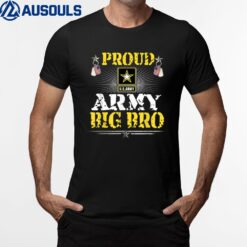 Proud Army Big Brother  Military Family Veteran Pride T-Shirt