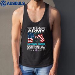 Proud Army National Guard Sister-In-Law Veterans Day Tank Top