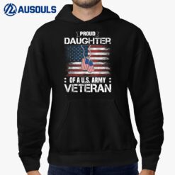 Proud Daughter Of A US Army Veteran Day Family Matching Hoodie