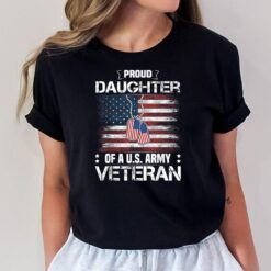 Proud Daughter Of A US Army Veteran Day Family Matching T-Shirt
