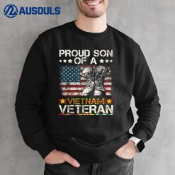 Proud Son Of Vietnam Veteran US Flag Sweatshirt