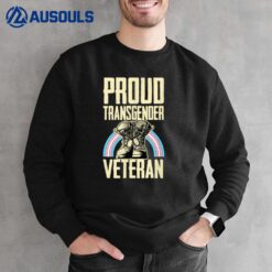 Proud Transgender Veteran Pride Month Veterans Day Soldier Sweatshirt
