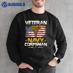 Proud Veteran Navy Corpsman Sweatshirt