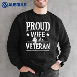 Proud Wife Of A Veteran Sweatshirt