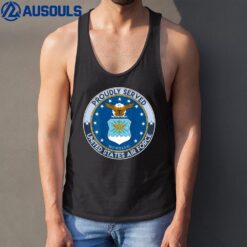 Proudly served Air Force veteran Tank Top