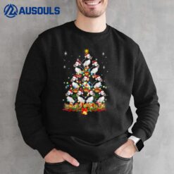 Puffin Bird Xmas Tree - Santa Hat Puffin Christmas Sweatshirt