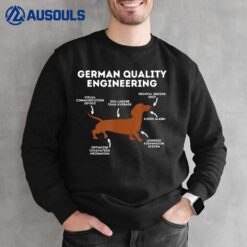 Quality German Engineering - Dachshund Lover Wiener Dog Sweatshirt