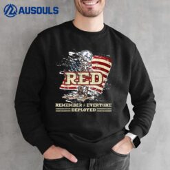 RED Friday Remember Everyone Deployed US Flag Army Vintage Ver 1 Sweatshirt