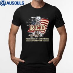 RED Friday Remember Everyone Deployed US Flag Army Vintage Ver 1 T-Shirt