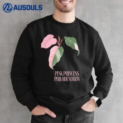 Rare Pink Princess Philodendron Indoor Tropical Plant Lady Sweatshirt