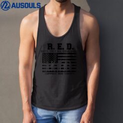 Red Friday Military  Veteran Remember Everyone Deployed Tank Top