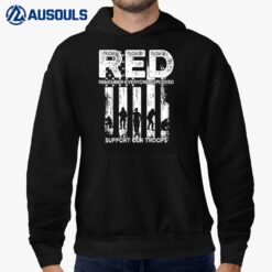 Red Friday Military  Veteran Support Our Troops Ver 2 Hoodie